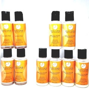 Sample LOT 10pcs Colure Sulfate Free Shampoo, Zero Color Fade Conditioner 2fl.oz